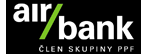 Logo banky Air bank
